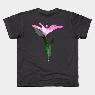 Aqua Lily Kids T-Shirt